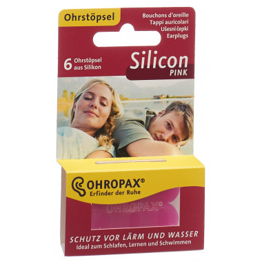 OHROPAX Silicon Pink Ohrstöpsel