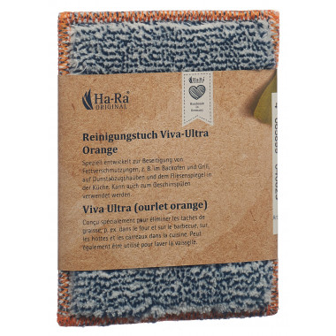 Ha-Ra ORIGINAL Reinigungstuch Viva-Ultra orange