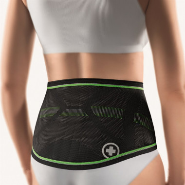 BORT Sport Lady Rückenbandage Grösse 1 schwarz/grün