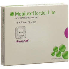 Mepilex Border Lite Silikonschaumverband 7.5x7.5cm alt