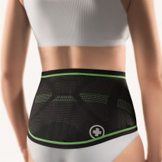 BORT Sport Lady Rückenbandage Grösse 1 schwarz/grün