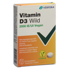 Vitamin D3 Wild Kautablette 2000 IE vegan